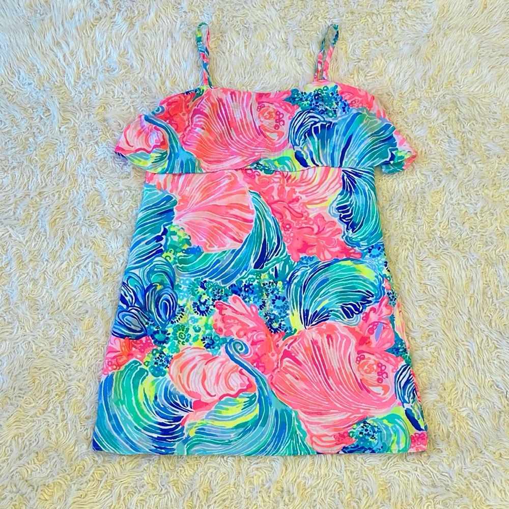 NWT Lilly Pulitzer Lexi mini dress pink blue XS